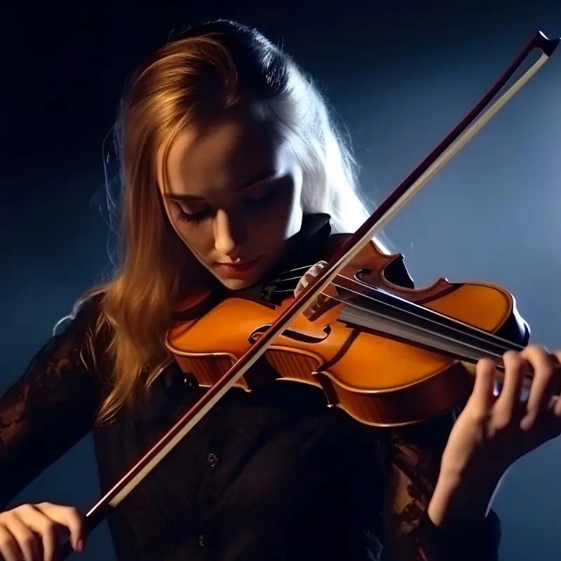 Aria Volenne Violinist Portrait